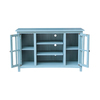 International Concepts 48" Entertainment / TV Stand with 2 Doors, Ocean Blue, Antique Rubbed TV32-34